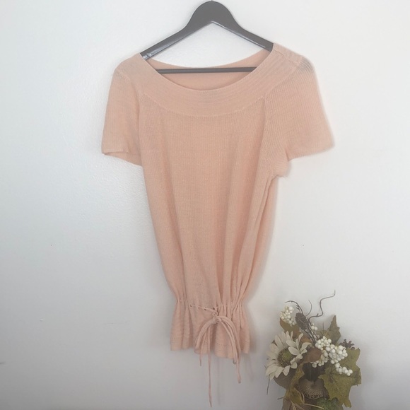 Ralph Lauren Tops - Ralph Lauren linen pink tie bottom blouse size 2x